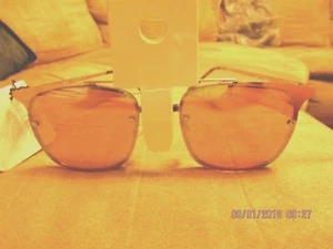 Forever21 aviator sunglasses rose-gold and brown, One size ,for women,NEW - Picture 1 of 6