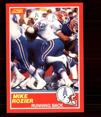 1989 Score #172 Mike Rozier Houston Oilers - Image 1 of 2
