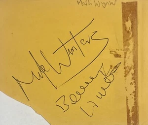 Mike & Bernie Winters - signierte Autogramm Buchseite - Bild 1 von 4