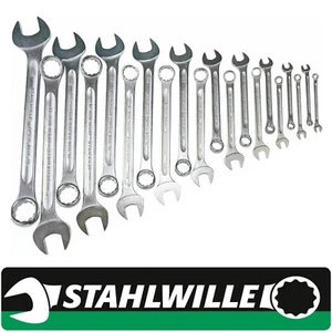 German - Stahlwille 13a/20 pc Imperial Combination Open Box Spanner Set 96404804 - Picture 1 of 5