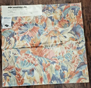 Anju/Woodridg Decorative Fabric Abstract Pattern 5 Samples 25X25 Teflon Covered. - Picture 1 of 24