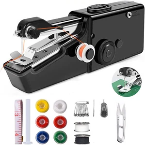 Nähmaschine Elektrische Mini Handnähmaschine Nähen Stitch Tragbar Reise Werkzeug - Bild 1 von 12