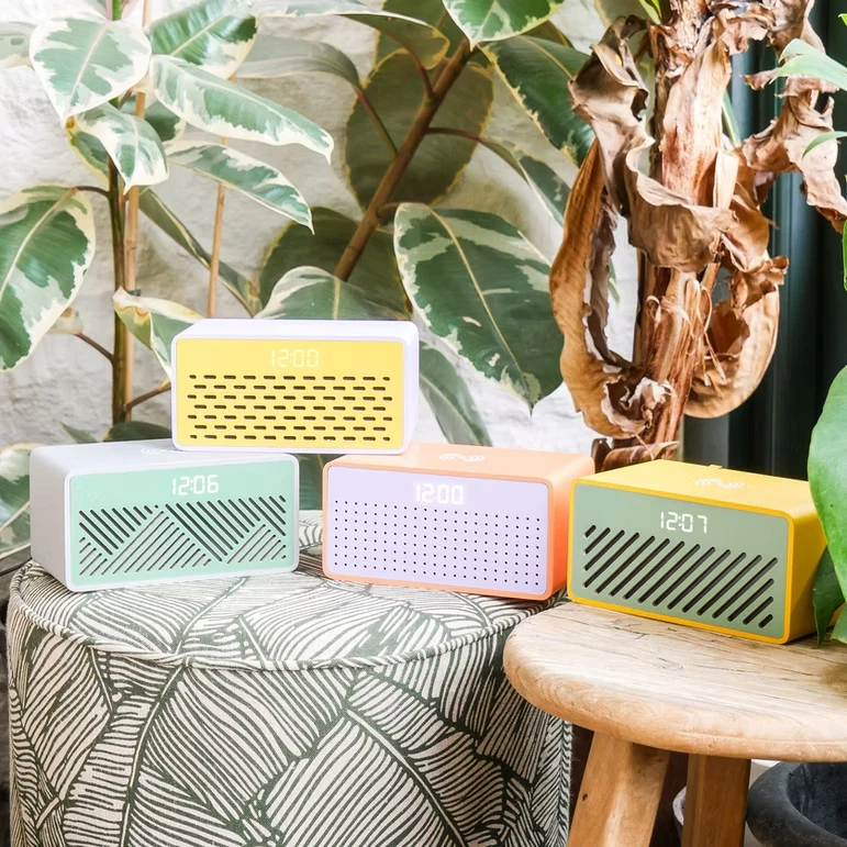 Steepletone Rise Mix. Wireless Phone Charger, Bluetooth Speaker, Alarm Clock - Image 1 of 1