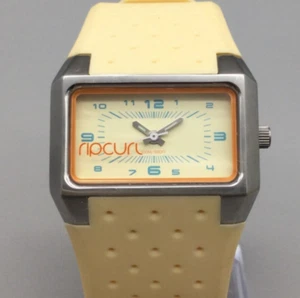 Rip Curl Watch Women 36mm Silver Tone Rectangle Dial New Battery - Picture 1 of 16