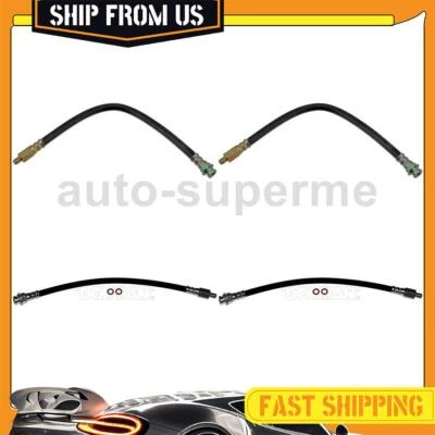 Front Rear Kit Brake Hose Line 4x For Ford Galaxie 3.6L 1959-1964 - Image 1 of 4