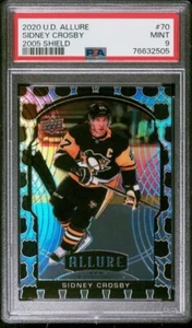 2020-21 Upper Deck Allure NHL Shield 2005 Sidney Crosby #70 PSA 9 SP Refractor - Picture 1 of 2
