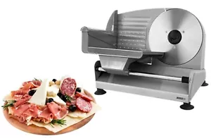 AFFETTATRICE ELETTRICA PICCOLA PER CASA 200 W AFFETTA ACCIAIO tagliere omaggio - Bild 1 von 4