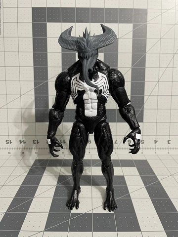 3D Printed - 1/12 Fallen Venom Eddie Brock Headsculpt Marvel Legends Scale Cover