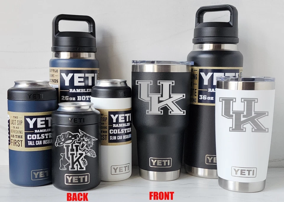 KENTUCKY WILDCATS YETI Laser Engraved Tumblers, Can Colsters and Chug Bottles - Image 1 of 1