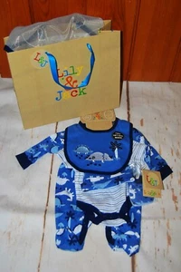 Lily & Jack, Baby Junge, Dinosaurier, 5-teilig, Set, inkl. Geschenktüte, NB, 0-3, 3-6m - Bild 1 von 5