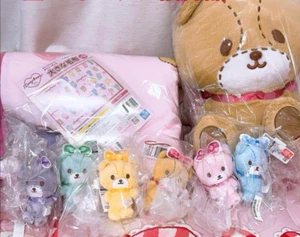 Sanrio Tiny Chum super große Plüsch Puppe & Decke & Maskottchen Set 2024 Furyu - Bild 1 von 7