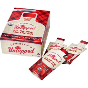 UnTapped Maple Syrup Athletic Fuel Packets Box of 20 MTN Road Gravel - Picture 1 of 1