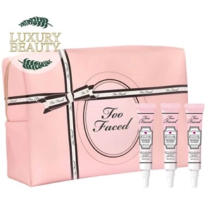 Too Faced Blush Pink Makeup / Toiletry Bag NEW & SEALED - Picture 1 of 3