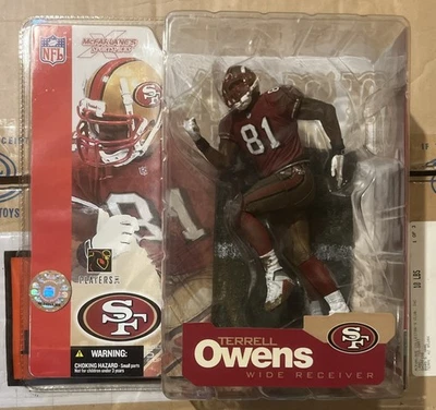 Terrell Owens #81 - San Francisco 49ers - McFarlane's Sports Picks - Serie 4  Foto 1 de 3