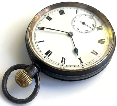 Reloj Bolsillo - Siglo XX - Antiguo - Hecho en Suiza - Pistola Metal - Cyma - De Colección Foto 1 de 4