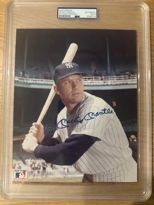 FOTO AUTOGRAFIADA FIRMADA POR MICKEY MANTLE 8X10 MLB YANKEES PSA ADN AUTÉNTICO AUTO SP Foto 1 de 4