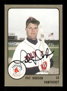 1988 Procards Pawtucket Red Sox 466 Pat Dodson autografo firmato MZ BXCP59 - Foto 1 di 2