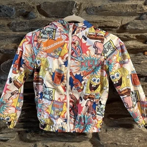 Nickelodeon SpongeBob SquarePants Colorful Kids Jacket Size 6 - Picture 1 of 3