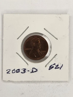 521: 2003-D Lincoln Cent With error - Image 1 of 4