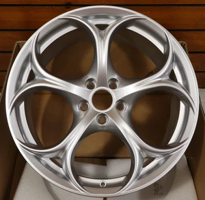 2017-2024 Alfa Romeo Giulia 19" Wheel Rim Factory OEM 58164 Front Silver NEW - Picture 1 of 5
