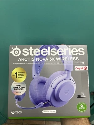SteelSeries Arctics Nova 3X Wireless LAVENDER Gaming Headset - Image 1 of 4