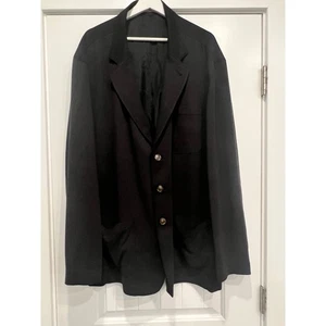 Tommy Bahama XXL Black Silk Blazer Jacket Menswear Business Casual - Picture 1 of 6