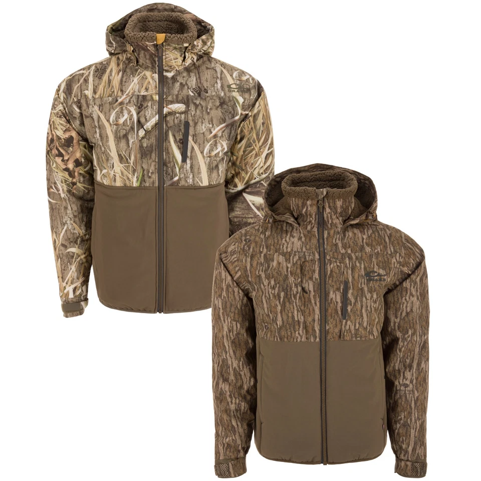 Drake Waterfowl LST BMF Eqwader Full Zip with Primaloft Camo Hunting Jacket - Image 1 of 4