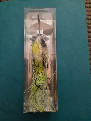 NUEVO HTF Evolution Cebos Quemador de Hierba Buzzbait Chartreuse y Blanco Foto 1 de 4
