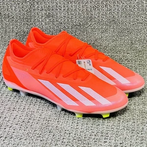 Adidas Men's X Crazyfast PRO FG Solar Red Soccer Cleats IG0600 Men's Size 11 - Picture 1 of 8