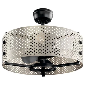 Kichler 300041 Eyrie 13" 3 Blade LED Indoor Ceiling Fan - Black - Picture 1 of 11