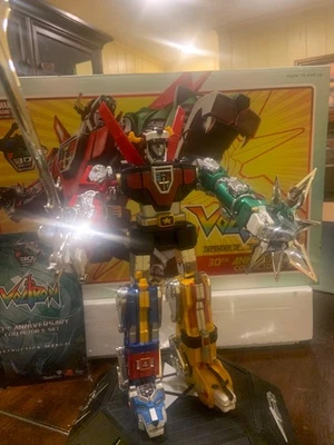 Juego Coleccionistas 30 Aniversario Toynami Voltron Foto 1 de 4