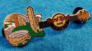 BOGOTA COLUMBIA *PLAZA DE TOROS* BULL RING SKYLINE GUITAR Hard Rock Cafe PIN LE - Picture 1 of 1