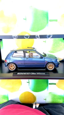 NOREV 1/18 RENAULT CLIO WILLIAMS CARTA ZUCCHERO - Immagine 1 di 4
