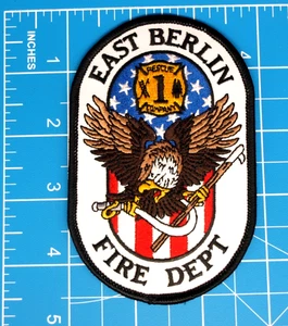Patch vigili del fuoco Berlino Est Connecticut - Foto 1 di 2