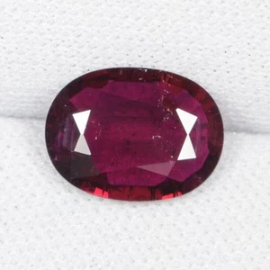 1.88 ct BEST GRADE DARK PURPLE RED NATURAL RUBELITE TOURMALINE See Vdo 1685 PZ - Bild 1 von 2