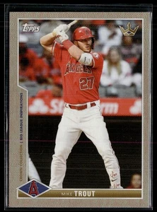 2022 TOPPS CROWN COLLECTION SILVER /99 MIKE TROUT ANGELS - Picture 1 of 1
