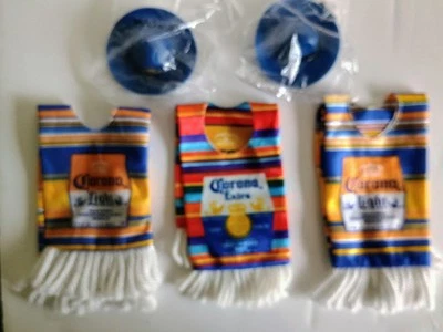 Ponchos y Sombreros Corona Light Beer Cinco de Mayo Fiesta Serape Botella Enfriador Foto 1 de 3
