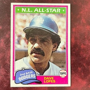 1981 Topps Set DAVEY LOPES #50 LOS ANGELES DODGERS - NR-MINT *HIGH GRADE* - Picture 1 of 1