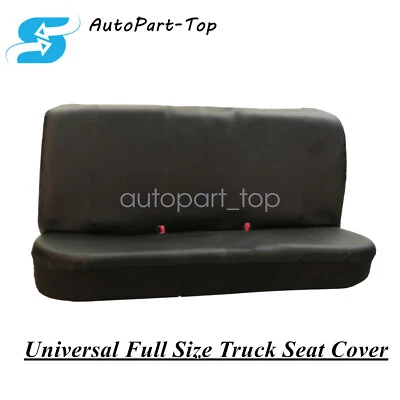 NUEVO para Chevrolet K3500 Universal Tamaño Completo Banco Camión Asiento Cubierta Negro Foto 1 de 4