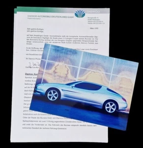 DAEWOO BUCRANE COUPE Prototype Presse Information 1995 H - Picture 1 of 1