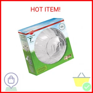 Kaytee 7" Clear Run-About Exercise Ball For Pet Hamsters & Gerbils - Picture 1 of 2