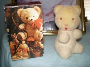 Avon Fuzzy Bear with Occur Cologne -- 1977 - New in Box - Picture 1 of 4