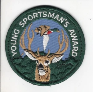 YOUNG SPORTSMANS AWARD PATCH FIREARMS PISTOL SHOTGUN PATCH-MICHIGAN DEER - Picture 1 of 1