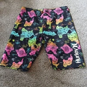 Hurley All Over Print Swim Trunks Boys Size XL - Picture 1 of 3