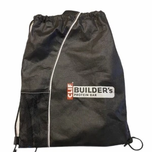Clif Builder’s Protein Bar Drawstring Reusable Promotional Sack Backpack (2) - Picture 1 of 2