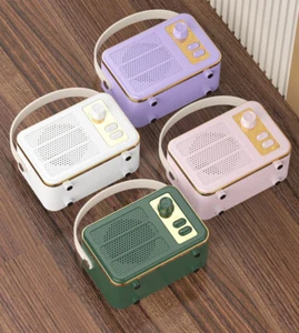 Retro Style Wireless Speaker Portable Support Bluetooth TF-card USB AUX mode K3 - Picture 1 of 11