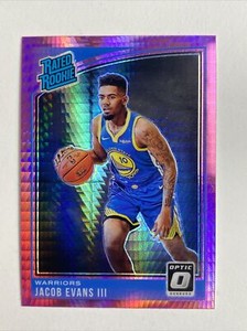 2018-19 Donruss Optic Hyper Pink #178 Jacob Evans III RR