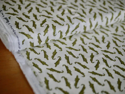 MODA Patchworkstoff ANIMAL CRACKERS Kinderstoff Krokodil Schnappmaul Tiere - Bild 1 von 4