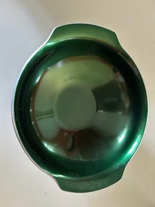 Cuenco pedestal Norway aluminio anodizado verde esmeralda. Grande Industri Alagrand... - Imagen 1 de 3