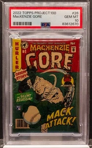 83612670 MACKENZIE GORE 2022 Topps Project 100 #26 /3,999 Rookie RC PSA 10 - Picture 1 of 2